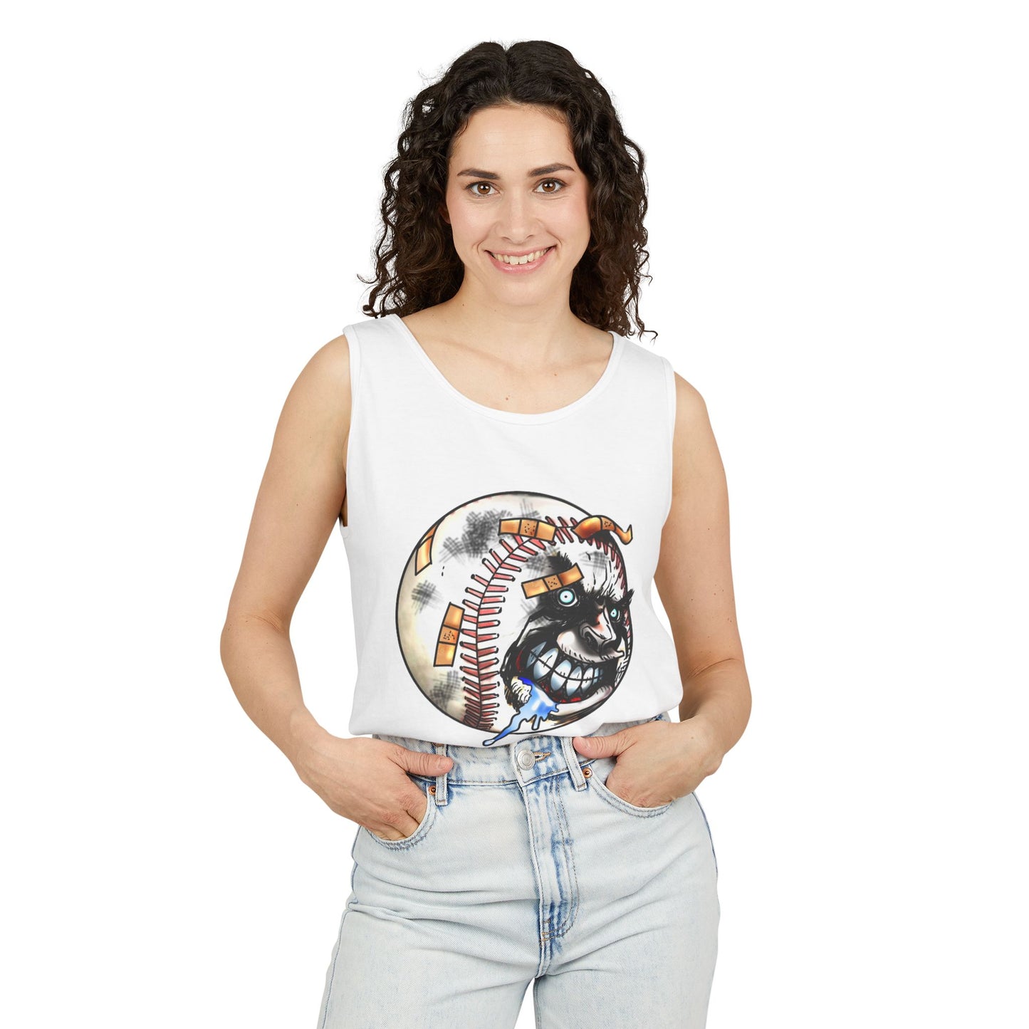 Avid Fan Collection Baseball I Women DTG Tank Top