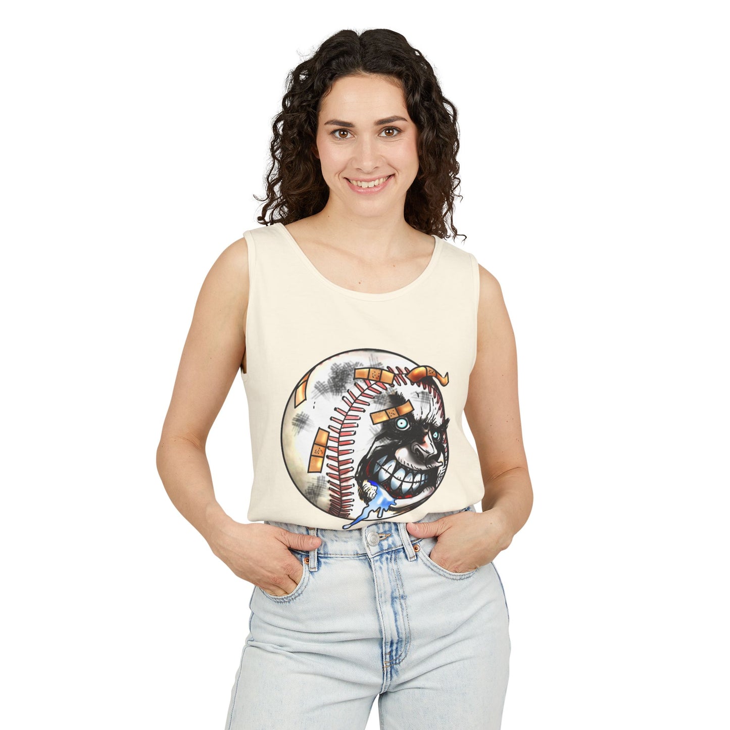 Avid Fan Collection Baseball I Women DTG Tank Top