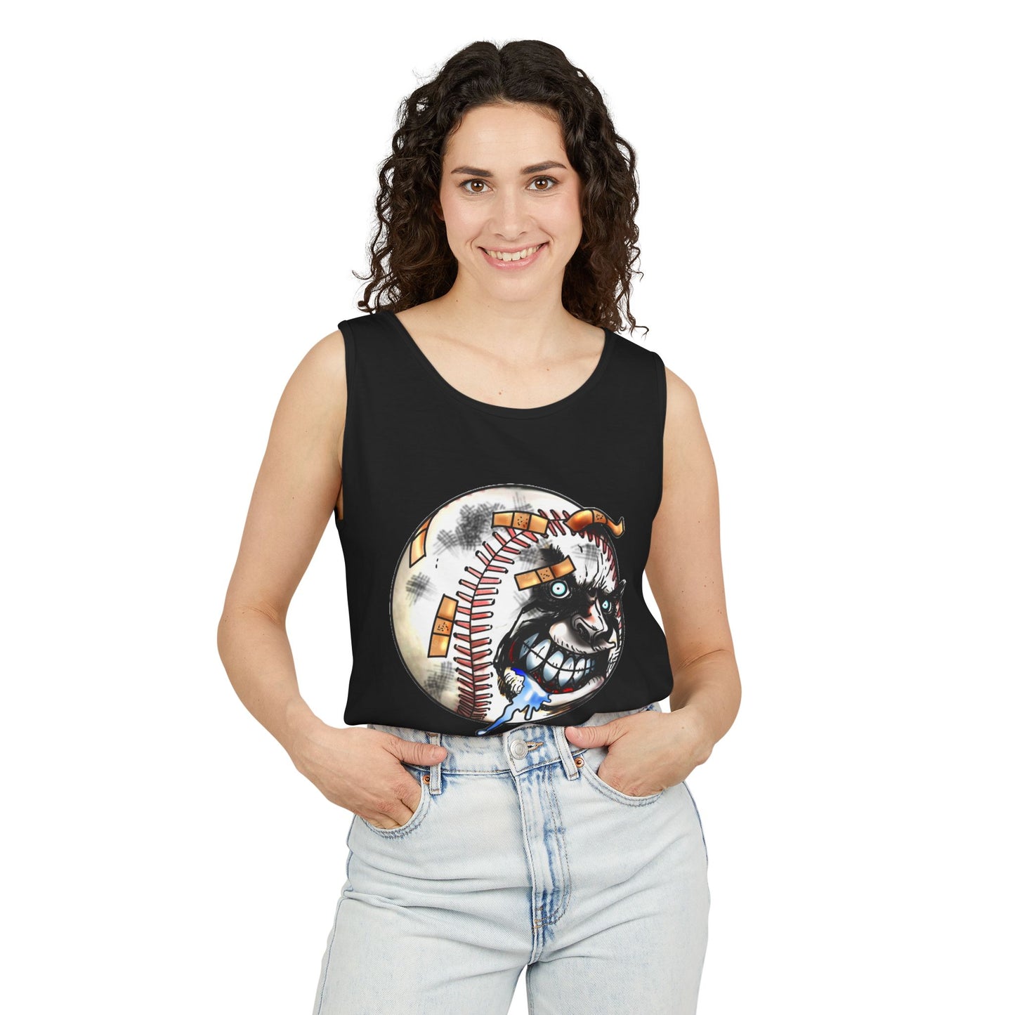 Avid Fan Collection Baseball I Women DTG Tank Top