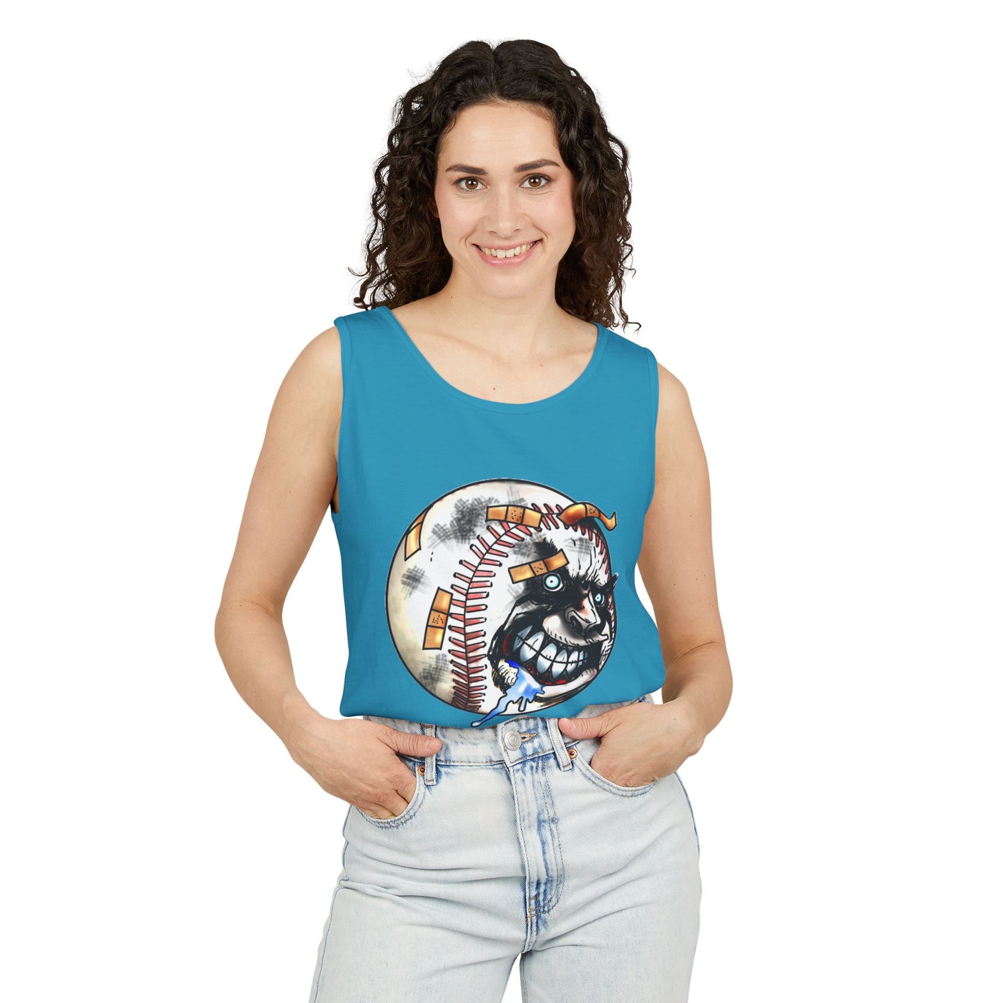 Avid Fan Collection Baseball I Women DTG Tank Top