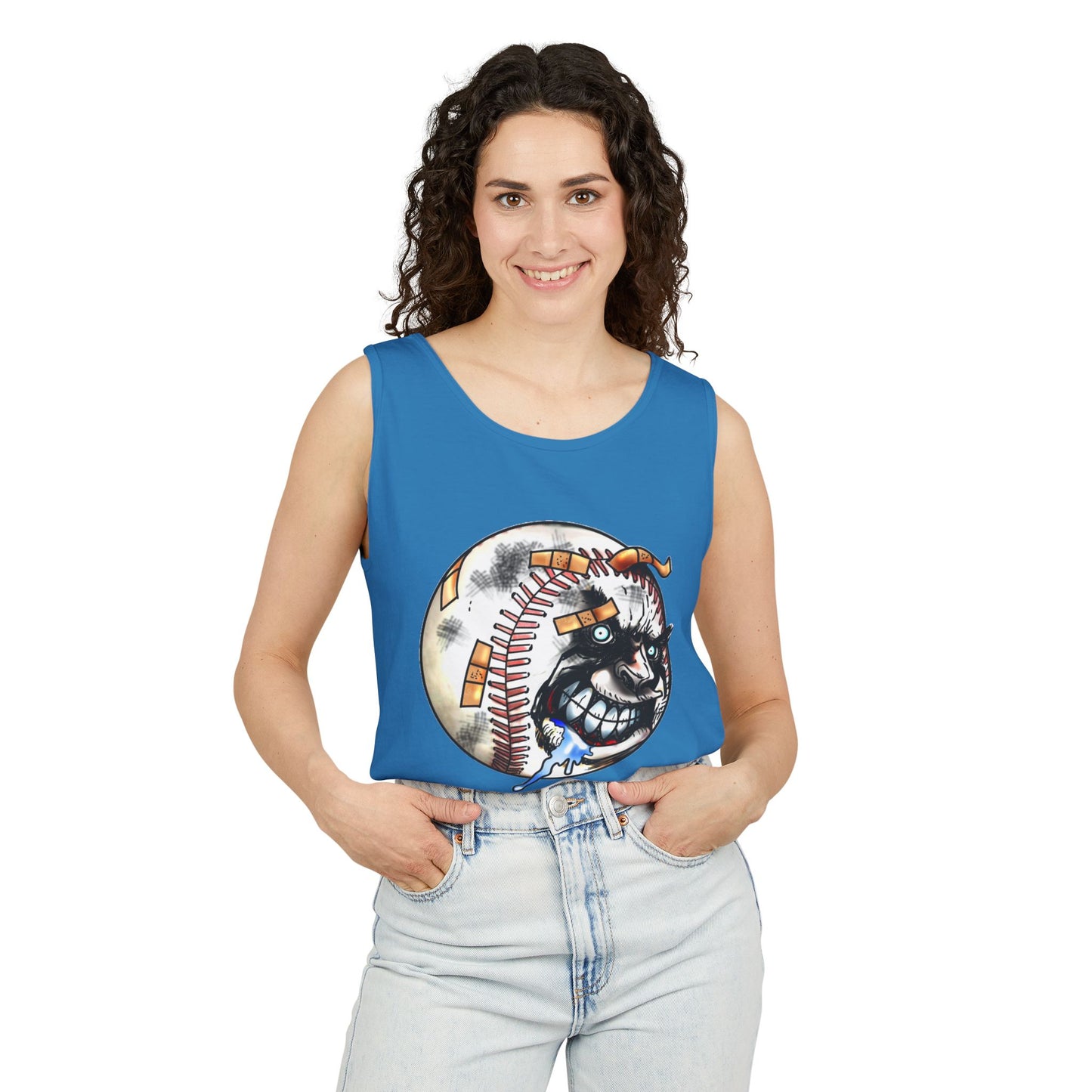 Avid Fan Collection Baseball I Women DTG Tank Top