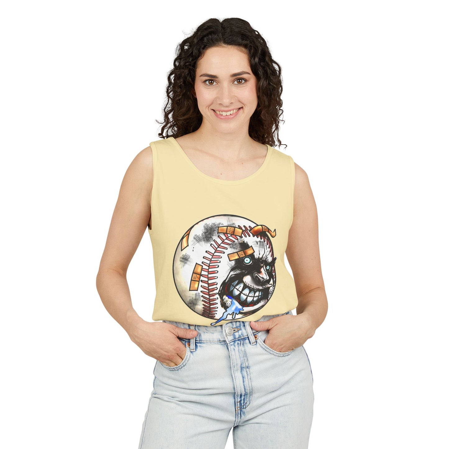 Avid Fan Collection Baseball I Women DTG Tank Top